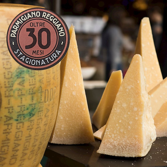 Parmigiano Reggiano DOP – lagret 30 mdr., 500 g eller 1 kg