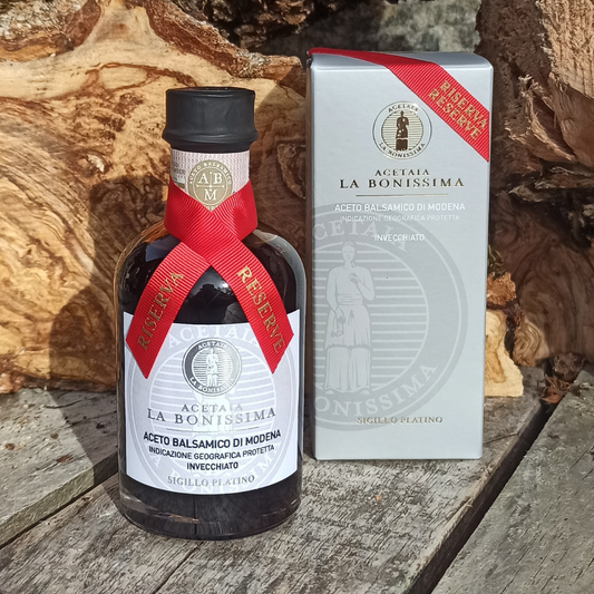 Balsamico di Modena (IGP) - Riserva PLATIN - lagret betydeligt mere end 5 år